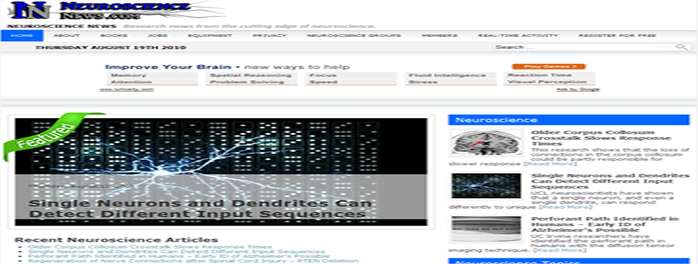 Neuroscience SEO Redesign